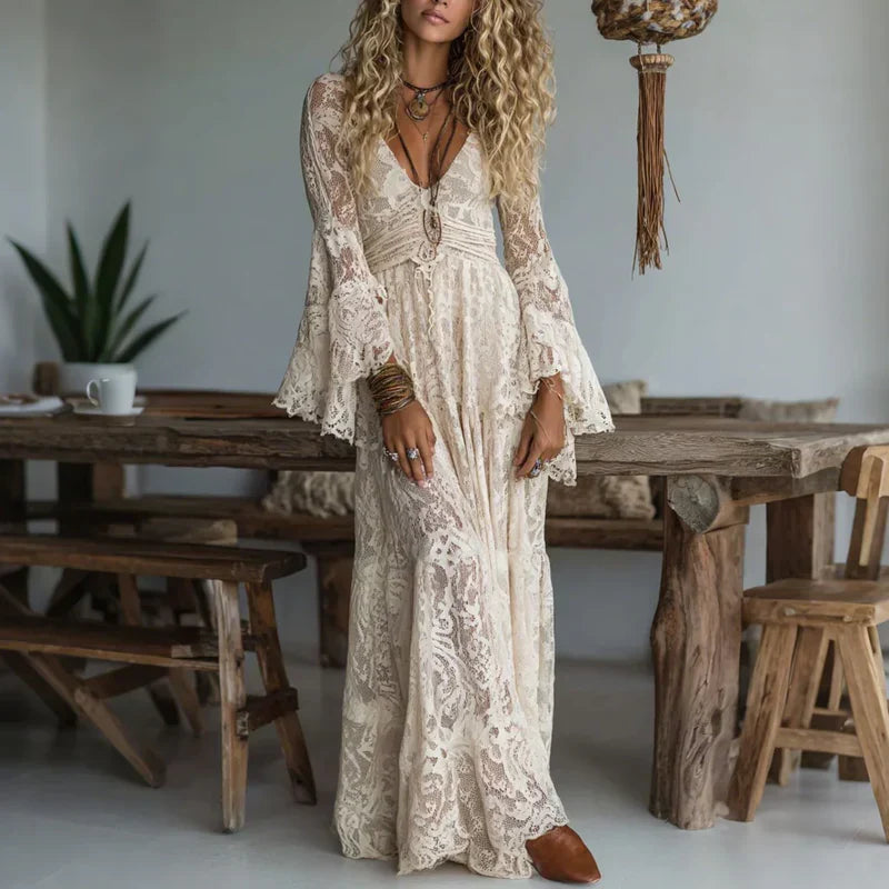 Mila - maxi vintage dress